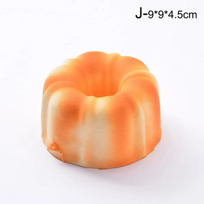 Изкуствени фалшиви орнаменти за хляб Симулация на хляб Торта Пекарна Подпори за фотография Декорация на дома Витрина за прозорец Детска кухненска играчка