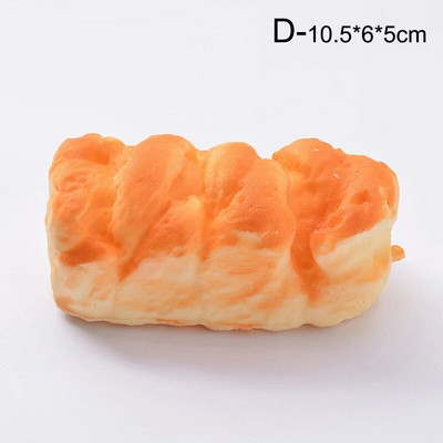 Изкуствени фалшиви орнаменти за хляб Симулация на хляб Торта Пекарна Подпори за фотография Декорация на дома Витрина за прозорец Детска кухненска играчка