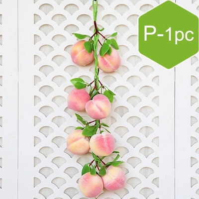 Dirbtinis modeliavimas Žaliųjų vaisių stygos Daržovių iešmeliai Namų siena Dekoratyvinis Restoranas Sienos Virtuvė Sodo dekoras