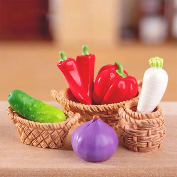 Προσομοιωμένα λαχανικά Μίνι ψεύτικο μοντέλο λαχανικών Τεχνητά τρόφιμα Διακοσμητικά λαχανικών Τοπίου Μινιατούρα Αξεσουάρ Διακόσμηση σπιτιού