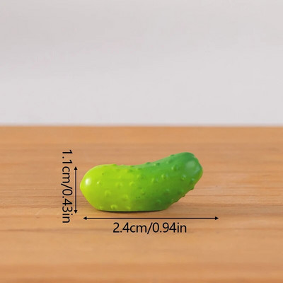 Simulált Zöldség Mini Hamis Zöldségmodell Mesterséges élelmiszerek Növényi díszek Tájkép Miniatűr Kiegészítők Lakásdekor