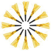 12 vnt. kutų pūtimo drakono kutais džiaugsmingų švilpukų scenos pasirodymo žaislas Naujųjų metų 2022 m. vakarėliui skirtas plastikinis pūstuvas vaikams