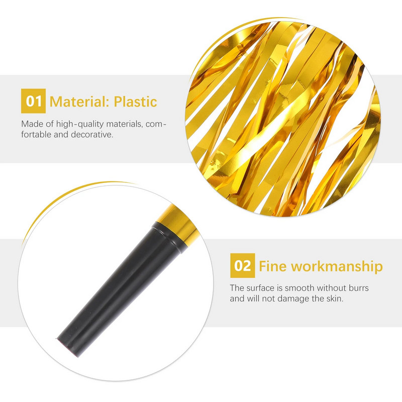 12 vnt. kutų pūtimo drakono kutais džiaugsmingų švilpukų scenos pasirodymo žaislas Naujųjų metų 2022 m. vakarėliui skirtas plastikinis pūstuvas vaikams