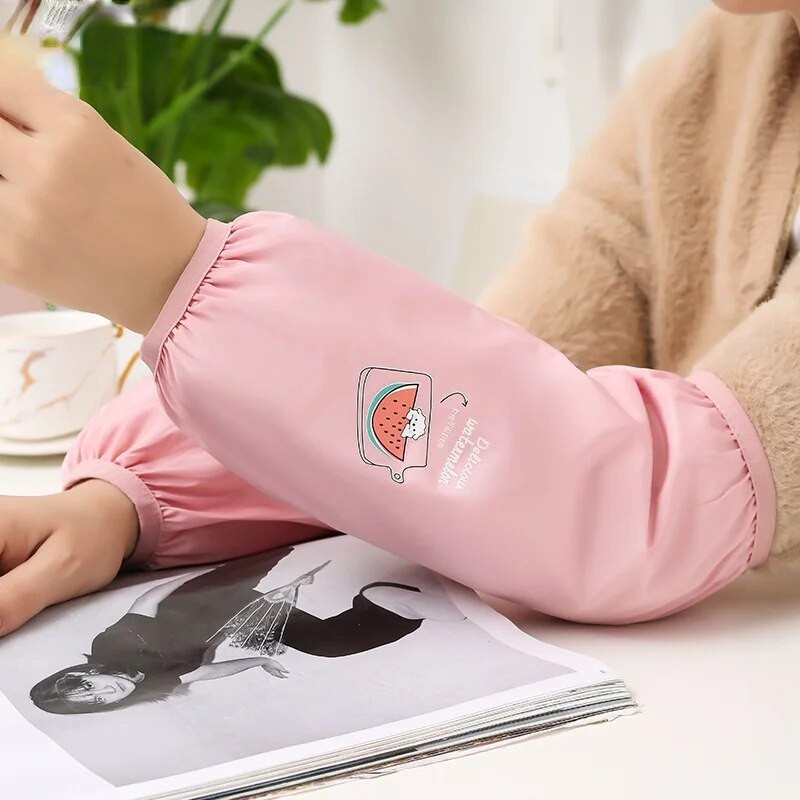 Naujos rudens ir žiemos vandeniui atsparios ir puvimą mažinančios rankovės suaugusiems studentams Animacinių filmų striukės rankovės Darbinės rankovės