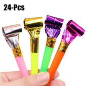 Juokingas išpūstas vakarėlio triukšmo kūrėjas, dovanos vaikams gimtadienio proga, žaidžiantys žaislai, pūsti drakono švilpukas, triukšmo kūrėjas, vakarėlio dekoras, 24 vnt.