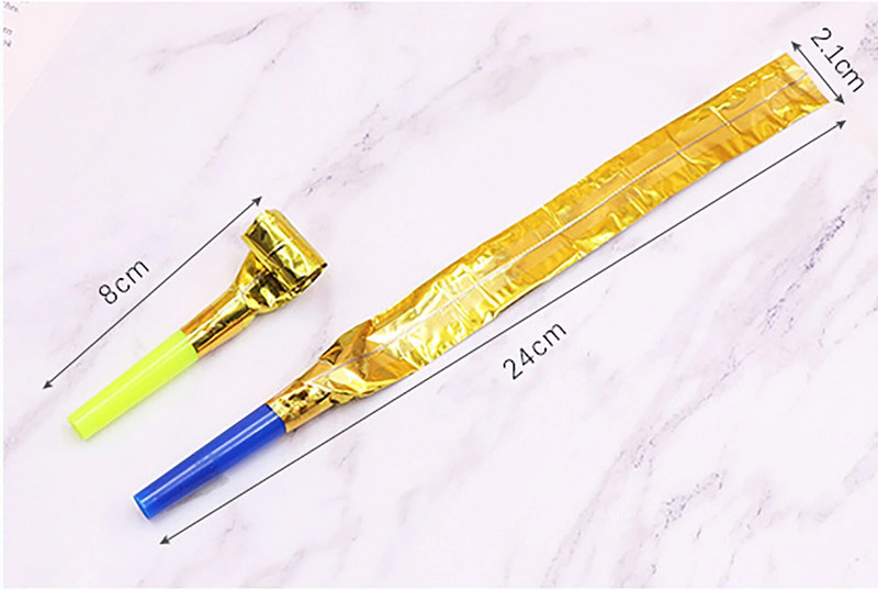 Juokingas išpūstas vakarėlio triukšmo kūrėjas, dovanos vaikams gimtadienio proga, žaidžiantys žaislai, pūsti drakono švilpukas, triukšmo kūrėjas, vakarėlio dekoras, 24 vnt.