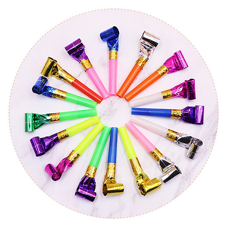 Juokingas išpūstas vakarėlio triukšmo kūrėjas, dovanos vaikams gimtadienio proga, žaidžiantys žaislai, pūsti drakono švilpukas, triukšmo kūrėjas, vakarėlio dekoras, 24 vnt.