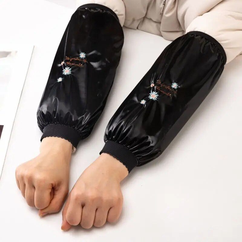 Водоустойчиви горни ръкави Кухненски Маслоустойчиви Инструменти за почистване Инструменти за бродерия Ръкави за ръце Устойчиви на замърсяване Ръкави за домакинска работа Шик