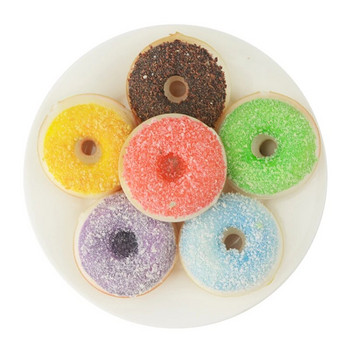 1 τμχ 5 εκ. Fake Donuts Cake Toys Simulation Donut Bread PU Fake Bread Τεχνητό Ψωμί Faux Επιδόρπιο για Διακόσμηση πάρτι σπιτιού