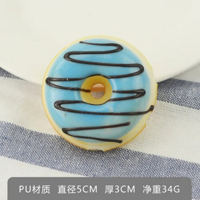 1 τμχ 5 εκ. Fake Donuts Cake Toys Simulation Donut Bread PU Fake Bread Τεχνητό Ψωμί Faux Επιδόρπιο για Διακόσμηση πάρτι σπιτιού