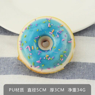 1 τμχ 5 εκ. Fake Donuts Cake Toys Simulation Donut Bread PU Fake Bread Τεχνητό Ψωμί Faux Επιδόρπιο για Διακόσμηση πάρτι σπιτιού