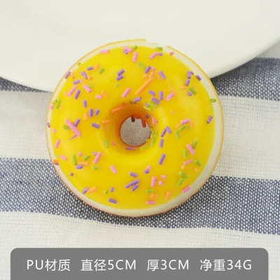 1 τμχ 5 εκ. Fake Donuts Cake Toys Simulation Donut Bread PU Fake Bread Τεχνητό Ψωμί Faux Επιδόρπιο για Διακόσμηση πάρτι σπιτιού