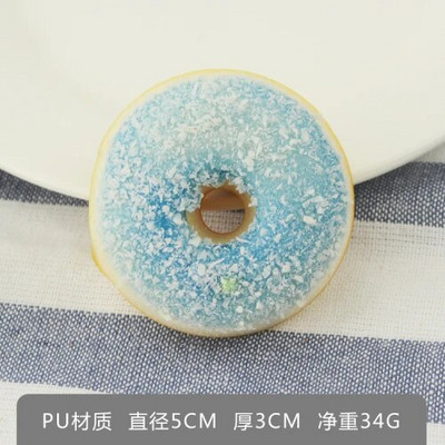 1 τμχ 5 εκ. Fake Donuts Cake Toys Simulation Donut Bread PU Fake Bread Τεχνητό Ψωμί Faux Επιδόρπιο για Διακόσμηση πάρτι σπιτιού