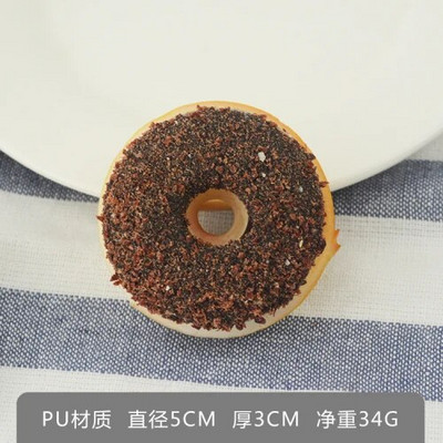 1 τμχ 5 εκ. Fake Donuts Cake Toys Simulation Donut Bread PU Fake Bread Τεχνητό Ψωμί Faux Επιδόρπιο για Διακόσμηση πάρτι σπιτιού