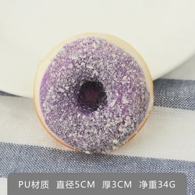 1 τμχ 5 εκ. Fake Donuts Cake Toys Simulation Donut Bread PU Fake Bread Τεχνητό Ψωμί Faux Επιδόρπιο για Διακόσμηση πάρτι σπιτιού