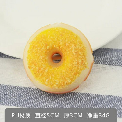 1 τμχ 5 εκ. Fake Donuts Cake Toys Simulation Donut Bread PU Fake Bread Τεχνητό Ψωμί Faux Επιδόρπιο για Διακόσμηση πάρτι σπιτιού