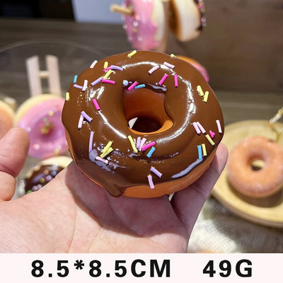 Симулация на понички Мека кухненска декорация, фалшив комплект за хляб, реквизит за гурме фотография, играчки за детски модели за фотография