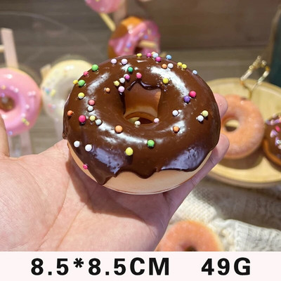 Симулация на понички Мека кухненска декорация, фалшив комплект за хляб, реквизит за гурме фотография, играчки за детски модели за фотография