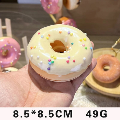 Симулация на понички Мека кухненска декорация, фалшив комплект за хляб, реквизит за гурме фотография, играчки за детски модели за фотография