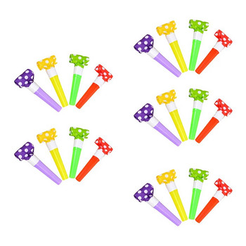 60 бр. Blowouts Noisemakers Colorful Birthday Party Blower Birthday Blow Horns Party for Carnival Cheering Reps Kids Party