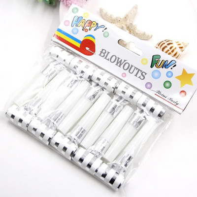 10 бр. 6CM бронзиращ издухващ дракон празнично парти за рожден ден, за да развеселите атмосферата и да вдигнете шум, детски подарък