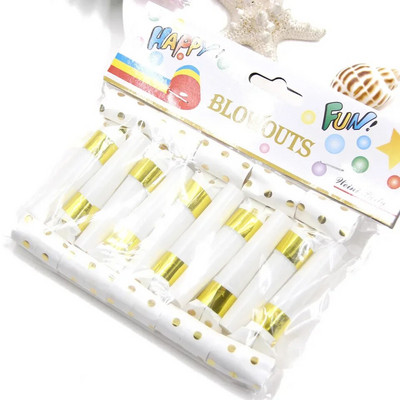 10 бр. 6CM бронзиращ издухващ дракон празнично парти за рожден ден, за да развеселите атмосферата и да вдигнете шум, детски подарък