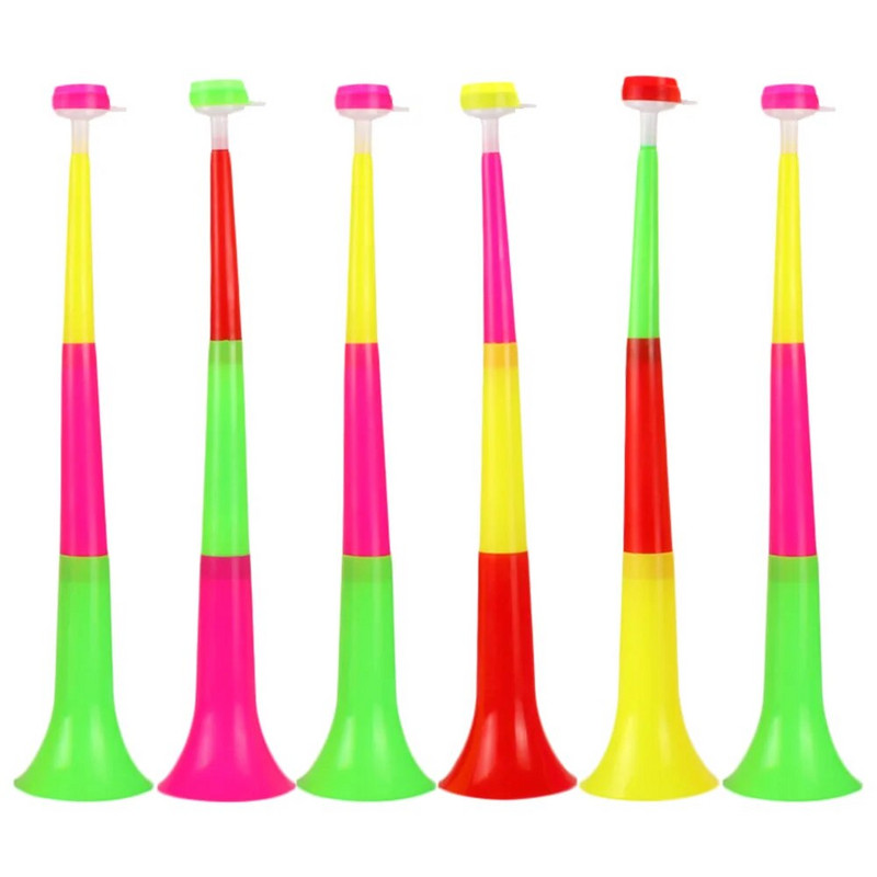 6 τμχ Παιχνίδι με μπάλα επευφημίες Παιδικά Τηλεσκοπικά Κέρατα Παιχνίδι Ποδόσφαιρο νήπιο Μουσική Παιχνίδια Τρομπέτες Φορητές Τρομπέτες Αστεία