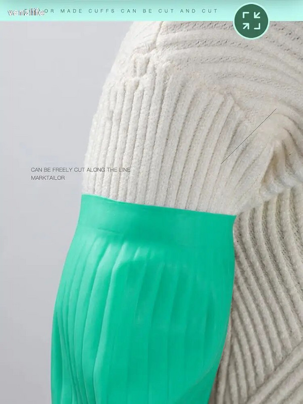 VANZLIFE Munkavédelmi emulzió vízálló női védőhüvely gumi olaj ellenáll a szennyeződéseknek kopásálló meghosszabbítva