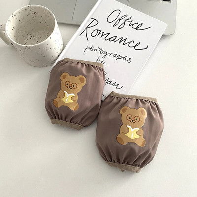 Nauja animacinių filmų spausdinimo vaikiška rankovė miela mergaičių mokyklinė rankovė, apsauga nuo užsiteršimo, vandeniui atspari vaikiška trumpomis rankovėmis LC503