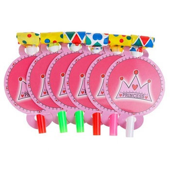 6 τεμ/παρτίδα πειρατικό παιχνίδι Party Blowout Whistles ποδόσφαιρο Blowing Dragon princess/prince Blowout for Kid Birthday Party Supplies