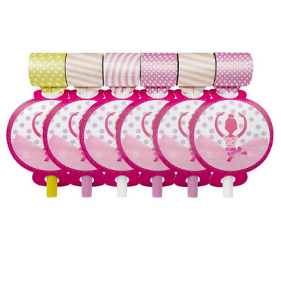 6tk/partii piraadimäng Party Blowout Whistles jalgpall Blowing Dragon printsess/prints Blowout lastele sünnipäevapeo tarvikud