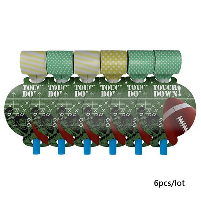 6tk/partii piraadimäng Party Blowout Whistles jalgpall Blowing Dragon printsess/prints Blowout lastele sünnipäevapeo tarvikud