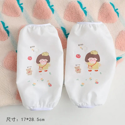 Crtani vodootporni rukavi Studentice Dugi rukavi Kućanska kuhinjska odjeća Narukav protiv obraštanja i otporan na prljavštinuLC501