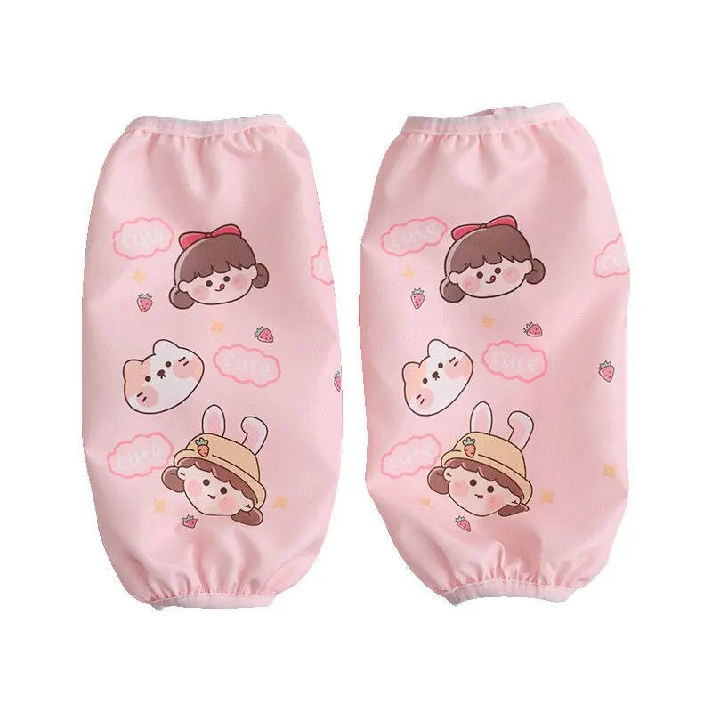 Crtani vodootporni rukavi Studentice Dugi rukavi Kućanska kuhinjska odjeća Narukav protiv obraštanja i otporan na prljavštinuLC501