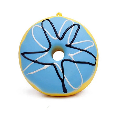 Hamis fánk tortajátékok szimuláció fánkkenyér PU hamis kenyér Mesterséges, valósághű étel Műdesszert otthoni parti dekorációhoz