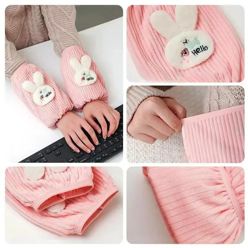 Ujjfülek Kar Aranyos Nyúlkar ujjak Kar Ujjak Takarók Karujjak Újrafelhasználható Konyhai Ujjak Ruha Ujj Női