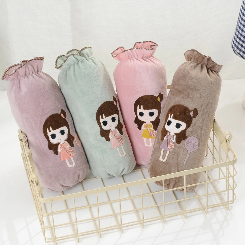 Ilgos animacinių filmų rankovės studentams suaugusiems nuo taršos saugančios rankovės, išsiuvinėtos languotos mergaitės ledinukų rankovės virtuvės rankovės, viršutinės rankovės