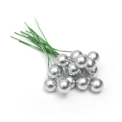 Veleprodaja Umjetne božićne bobice Lažne bobice Listovi božikovine Vijenac od loze Rattan Zimski kućni dekor Božićno drvce DIY Ukrasi