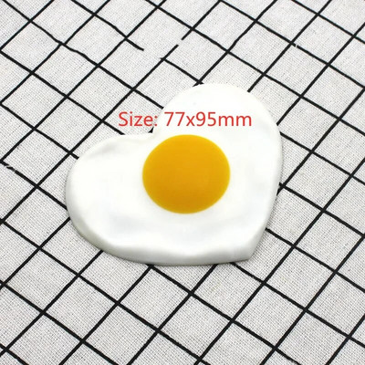 1 db szimulált tükörtojás buggyantott tojás Hamis élelmiszerek Mesterséges ételek Gyerekeknek Játék Játék dekoráció Oktatási kellékek Parti kellékek