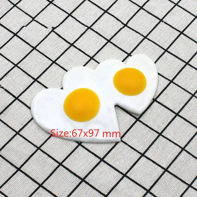1 db szimulált tükörtojás buggyantott tojás Hamis élelmiszerek Mesterséges ételek Gyerekeknek Játék Játék dekoráció Oktatási kellékek Parti kellékek