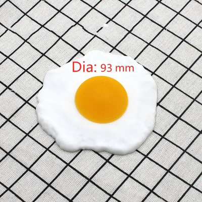 1 db szimulált tükörtojás buggyantott tojás Hamis élelmiszerek Mesterséges ételek Gyerekeknek Játék Játék dekoráció Oktatási kellékek Parti kellékek