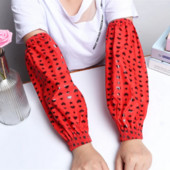 Ръкави от полиуретан за мъже и жени Водоустойчиви маслени ръкави за възрастни на точки Офис с щампа за кухня Работни ръкави за трудова застраховка