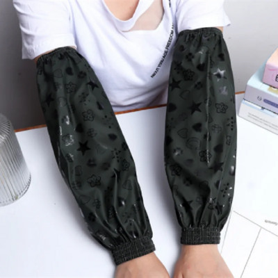 Ръкави от полиуретан за мъже и жени Водоустойчиви маслени ръкави за възрастни на точки Офис с щампа за кухня Работни ръкави за трудова застраховка