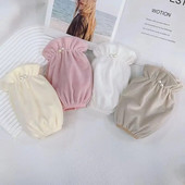 Чифт плюшен многоцветен дълъг свободен кухненски ръкав за ръце Устойчив на петна Кухненски домакински почистващ ръкав за готвене Градинарство