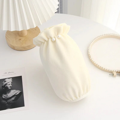 Чифт плюшен многоцветен дълъг свободен кухненски ръкав за ръце Устойчив на петна Кухненски домакински почистващ ръкав за готвене Градинарство