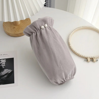 Чифт плюшен многоцветен дълъг свободен кухненски ръкав за ръце Устойчив на петна Кухненски домакински почистващ ръкав за готвене Градинарство