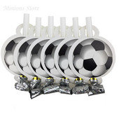 12db/tétel Új Rajzfilm Football Whistles focimeccs Rajzfilm Blowing Dragon Blowout Baba gyerek születésnapi party Dekoráció és kellékek