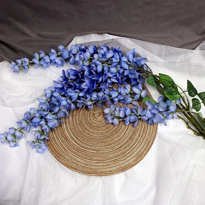 1 τεμ. Τεχνητά λουλούδια Wisteria String Κρεμαστά γιρλάντα Γάμος εξωτερικού χώρου Διακόσμηση Αψίδας Κήπου Διακόσμηση πάρτι σπιτιού Ψεύτικο λουλούδι
