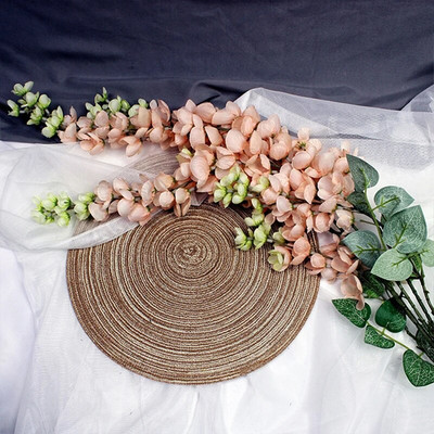 1 τεμ. Τεχνητά λουλούδια Wisteria String Κρεμαστά γιρλάντα Γάμος εξωτερικού χώρου Διακόσμηση Αψίδας Κήπου Διακόσμηση πάρτι σπιτιού Ψεύτικο λουλούδι