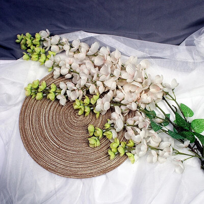 1 τεμ. Τεχνητά λουλούδια Wisteria String Κρεμαστά γιρλάντα Γάμος εξωτερικού χώρου Διακόσμηση Αψίδας Κήπου Διακόσμηση πάρτι σπιτιού Ψεύτικο λουλούδι